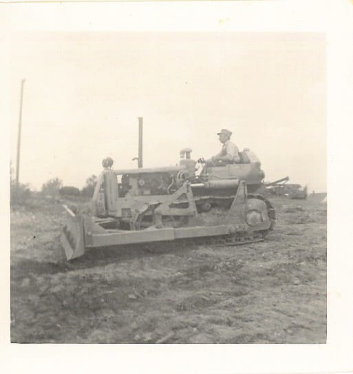 An early bulldozer