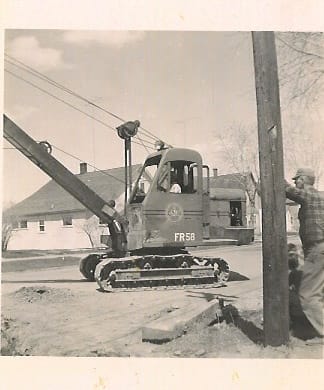 An early power shovel